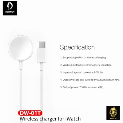 Sạc Không Dây Apple Watch Denmen DW01T